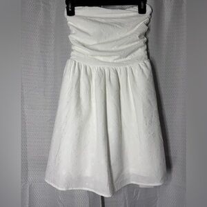 Amazon Strapless White Dress